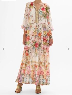 Camilla " Sew Yesterday" Maxi Dress - Multicolor